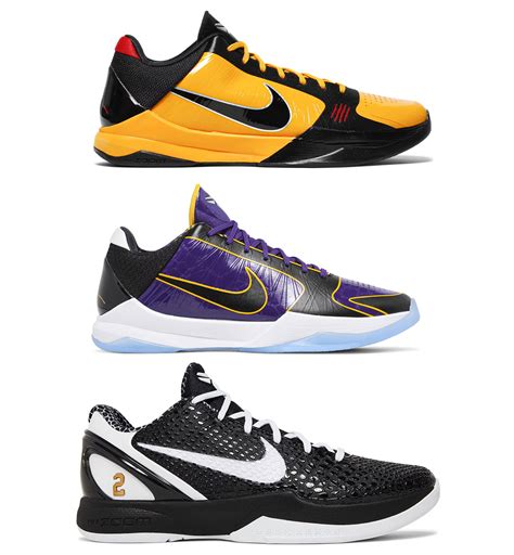 all of the kobe shoes|most popular kobe shoe model.